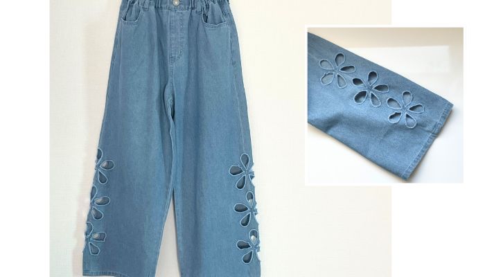 デニムパンツ写真