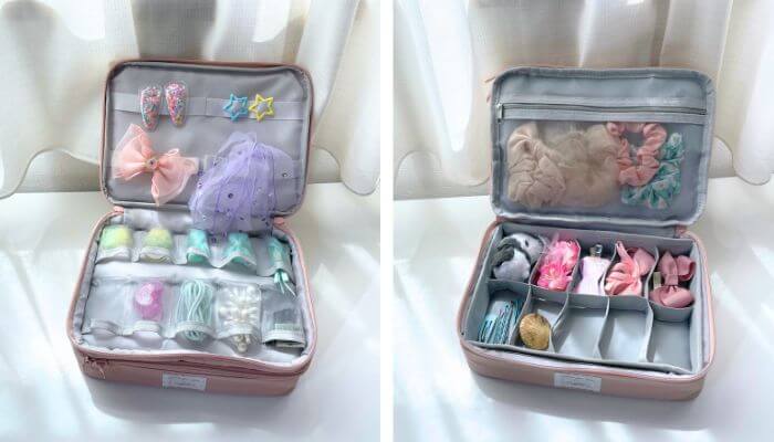 ヘアアクセサリーボックス・開けた写真