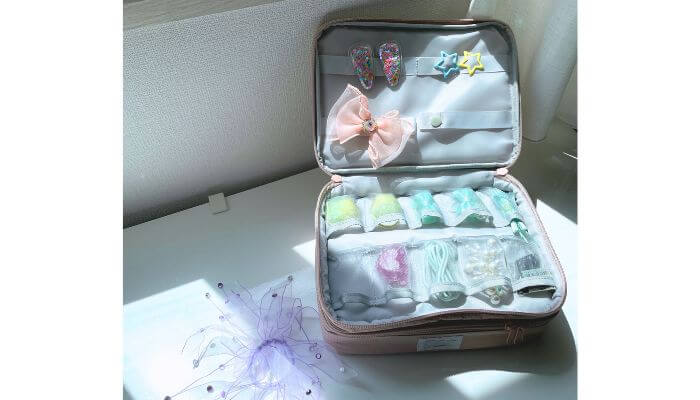 ヘアアクセサリーボックス・開けた状態