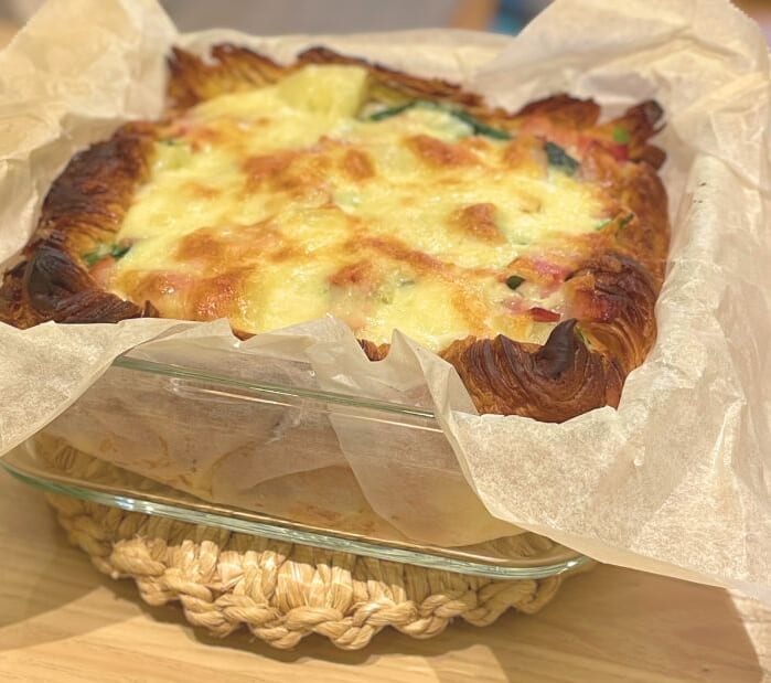 キッシュを焼いたところ